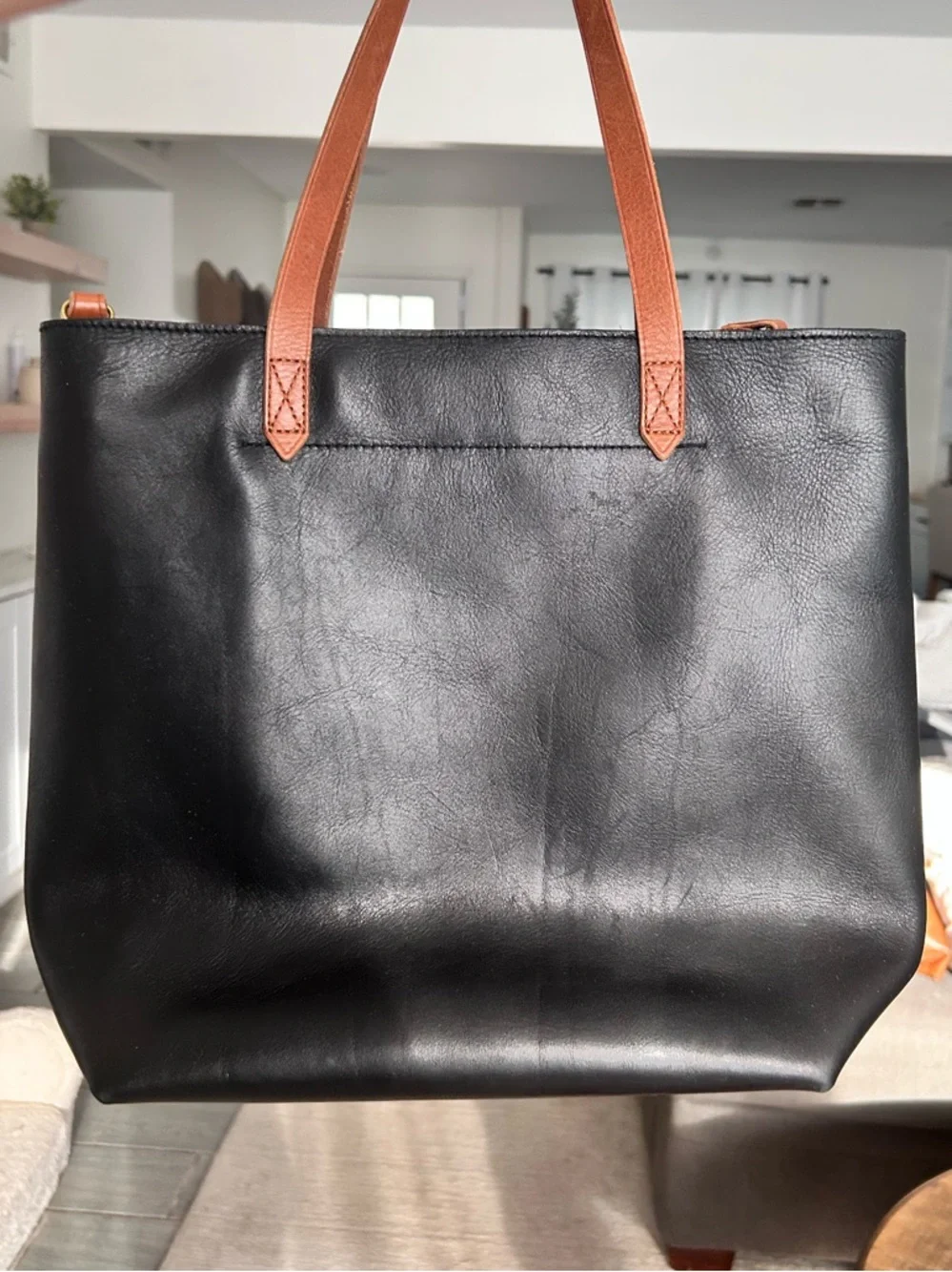 Madewell The Zip-top Medium Transport Tote - Picture 2 of 7
